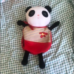 Panda plush backpack